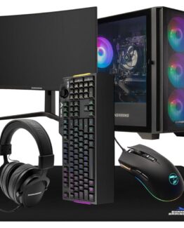 Shark Maelstrom R512 Gaming PC R5-5500, RTX4060 8G , 1TB NVMe, 16GB, Air Cooler with monitor, keyboard, mouse, mousepad and headset