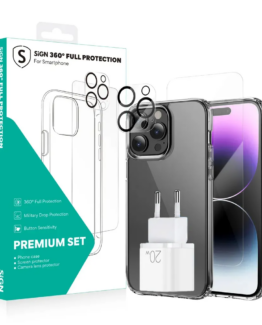 SiGN [4in1] iPhone 15 Pro Max Paket Star Series