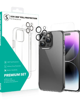 SiGN iPhone 15 Pro Max 360 Komplett Skyddspaket