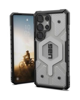 UAG Galaxy S25 Ultra Mobilskal MagSafe Pathfinder Magnet - Clear/Grå