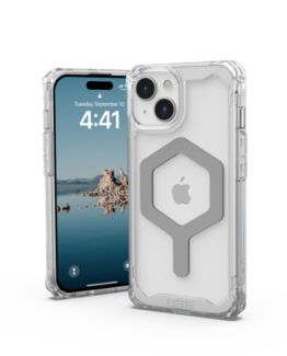UAG iPhone 15 Plus Mobilskal Magsafe Plyo - Ice/Silver