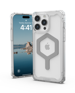UAG iPhone 15 Pro Max Mobilskal Magsafe Plyo - Ice/Silver