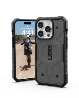 UAG iPhone 15 Pro Mobilskal Magsafe Pathfinder - Silver