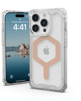 UAG iPhone 15 Pro Mobilskal Magsafe Plyo - Ice/Rosaguld