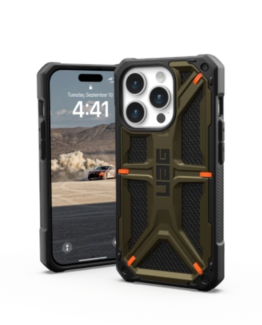 UAG iPhone 15 Pro Mobilskal Monarch - Kevlar Grön