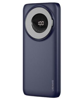USAMS Magnetisk Trådlös Powerbank 10000mAh 20W PD QC 3.0 - Blå