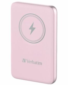 Verbatim Magnetisk Trådlös Powerbank 5000mAh 15W - Rosa