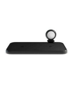 ZENS 4in1 Dual Qi Laddare 2x10W + 45W PD + Apple Watch Puck MFI