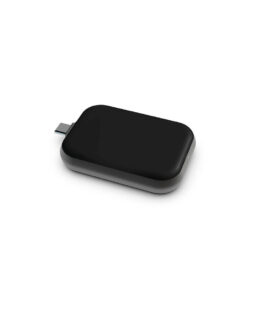 ZENS Singel Apple Airpods Laddare QI USB-C Stick Aluminium Svart