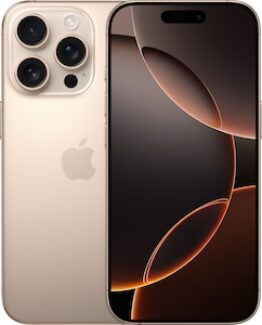iPhone 16 Pro 512GB (sandfärgat titan)
