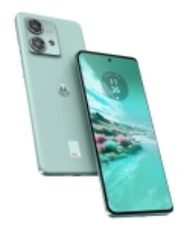 Motorola Edge 40 Neo - 5G pekskärmsmobil - dual-SIM - RAM 12 GB / Internminne 256 GB - pOLED-skärm - 6.55 - 2400 x 1080 pixlar (144 Hz) - 2 bakre kameror 50 MP, 13 MP - front camera 32 MP - soothing sea