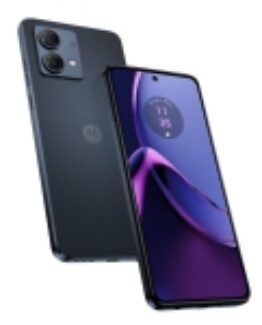 Motorola Moto G84 - 5G pekskärmsmobil - dual-SIM - RAM 8 GB / Internminne 256 GB - pOLED-skärm - 6.5 - 2400 x 1080 pixlar (120 Hz) - 2 bakre kameror 50 MP, 8 MP - front camera 16 MP - midnattsblå