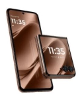 Motorola RAZR 50 Ultra - 5G pekskärmsmobil - dual-SIM - RAM 12 GB / Internminne 512 GB - pOLED-skärm - 6.9 - 2640 x 1080 pixlar (165 Hz) - 2 bakre kameror 50 MP, 50 MP - front camera 32 MP - mocha mousse