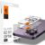 [2-Pack] Spigen iPhone 14 Pro/14 Pro Max Kameralinsskydd i Härdat Glas – Lila