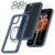 [6in1] Boom iPhone 13 Pro Skal – Kameralinsskydd – Härdat Glas – MagSafe Ring