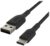 Belkin Flätad Kabel 3m Usb-a Usb-c Svart