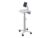 Ergotron Styleview Tablet Cart, Sv10 – Vagn – För Surfplatta/Tangentbord – Medicinsk – Metall – Vit, Aluminium – Skärmstorlek: Upp Till 12 Tum – Taa-