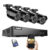 Övervakningspaket, 4 kameror, Full HD 1080p, IP66, 1TB, EXIR Mörkerseende, motion detection